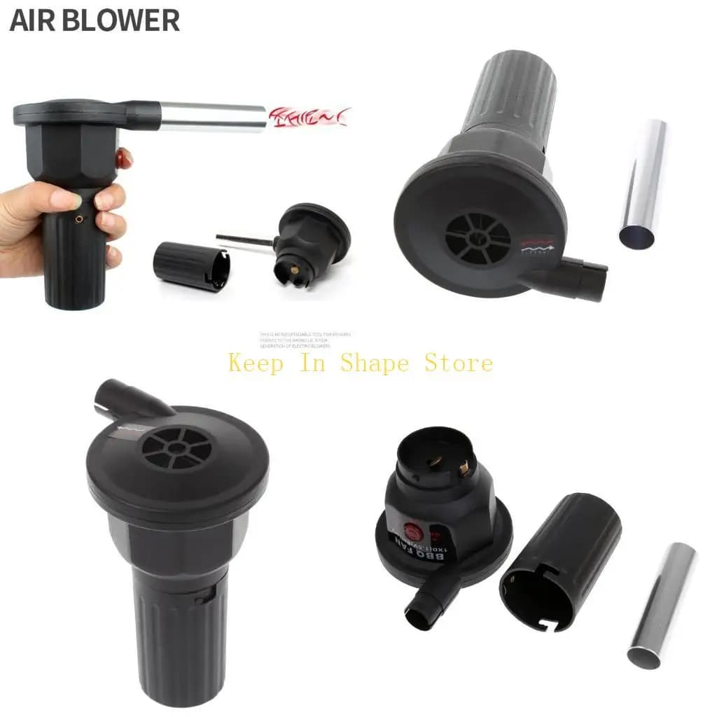 U1JC BBQ Air Blower Blower Barbecue Portable Outdoor Camping Electricity BBQ Ventola ventilatore per ventilatore per ventilatore