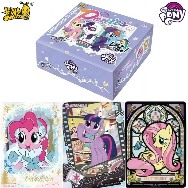 KAYOU My Little Pony Carte ufficiali divertenti Shadow Serie 6 Carte da collezione di giochi di cartoni animati Modello nascosto Cartoon Merch Regalo per bambini