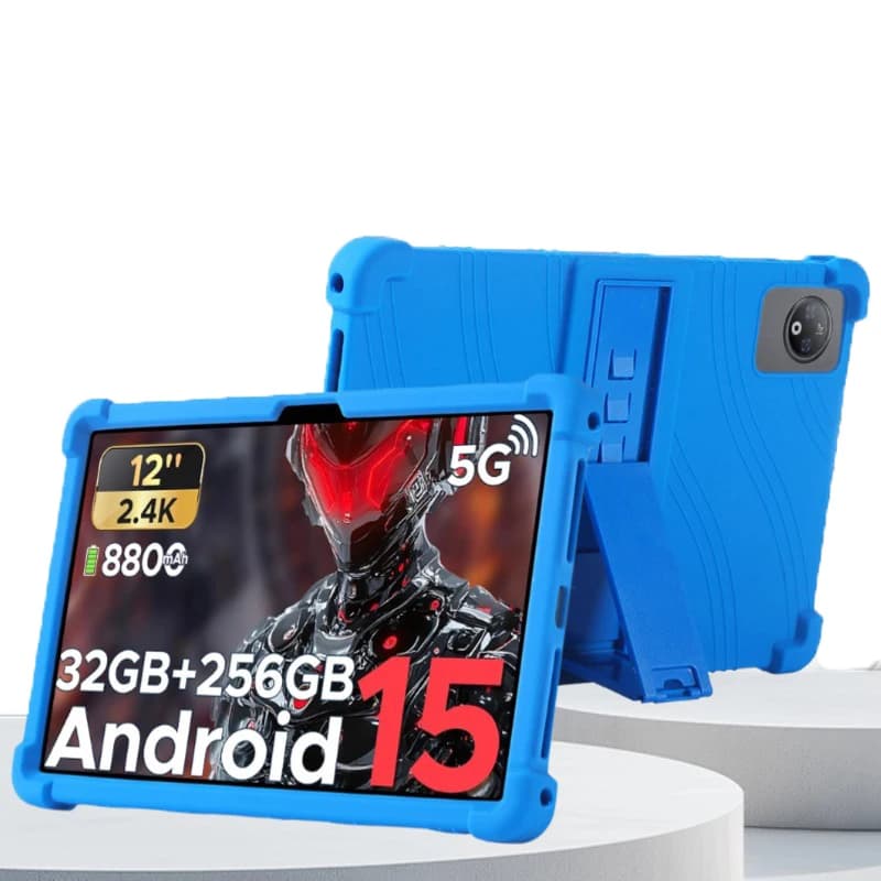 Custodia per tablet Android con supporto per DOOGEE Tab V Pad 5G 12 pollici, adesivo in silicone, accessori protettivi completi per DOOGEE V Pad
