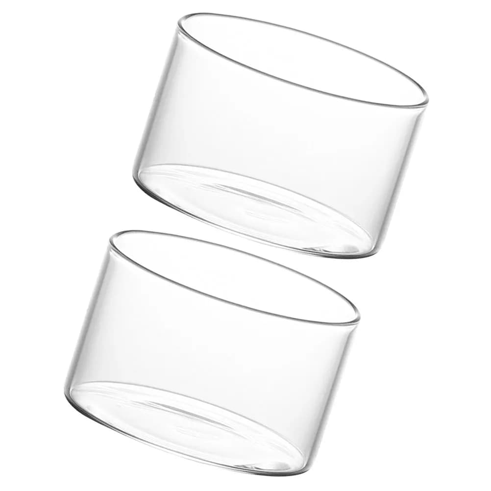 2 Pezzi Stampi per Pudding in Silicone, Tazze per Dolci, Dessert, Mousse, Gelato, Yogurt, Trasparenti e Riutilizzabili, Utensili per Torte