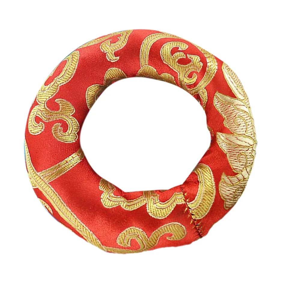 Singing Bowl Mat Premium Cotton Handmade Non-Slip Cushion for Sound Healing Meditation Practice Buddha Ritual Instruments
