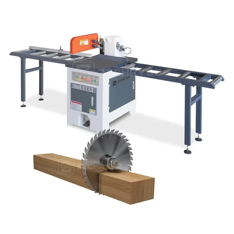 【Best-seller】Sega Circolare Pneumatica per Taglio Trasversale del Legno, Macchina per Taglio di Pannelli in Legno