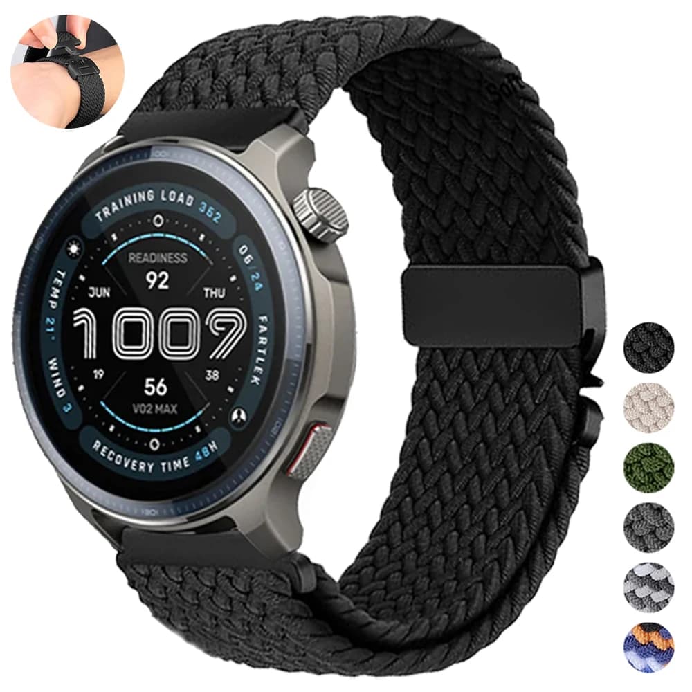 20 22mm cinturino in nylon per Huami Amazfit BALANCE 2 bande Amazfit CHEETAH GTR 4 3 2e GTS 4 2mini Stratos 3 Bip6 braccialetto di ricambio
