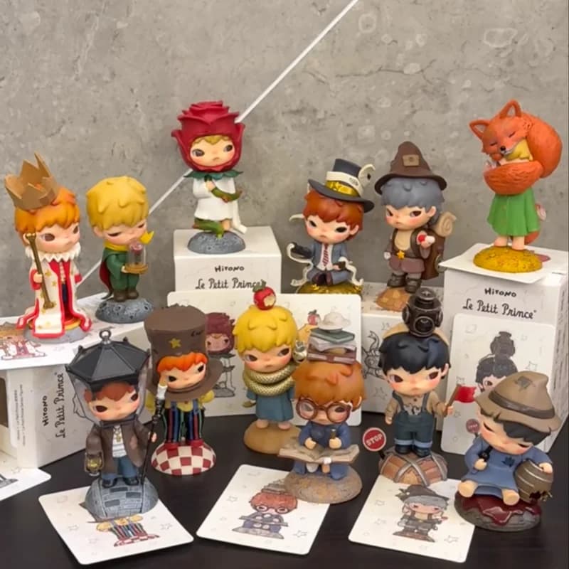 POP MART Hirono Le Petit Prince Series Blind Box Mystery Box Caixa Sorpresa Statuette Anime per Ragazze Modellini Carini Regalo di Compleanno