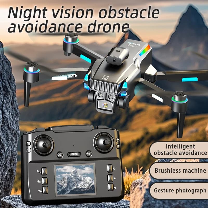 Nuovo M107 Brushless Drone Professionale 8K HD Macchina Fotografica Con Schermo Controllato Evitamento Ostacoli Flusso Ottico Elettrico RC Dron Giocattoli