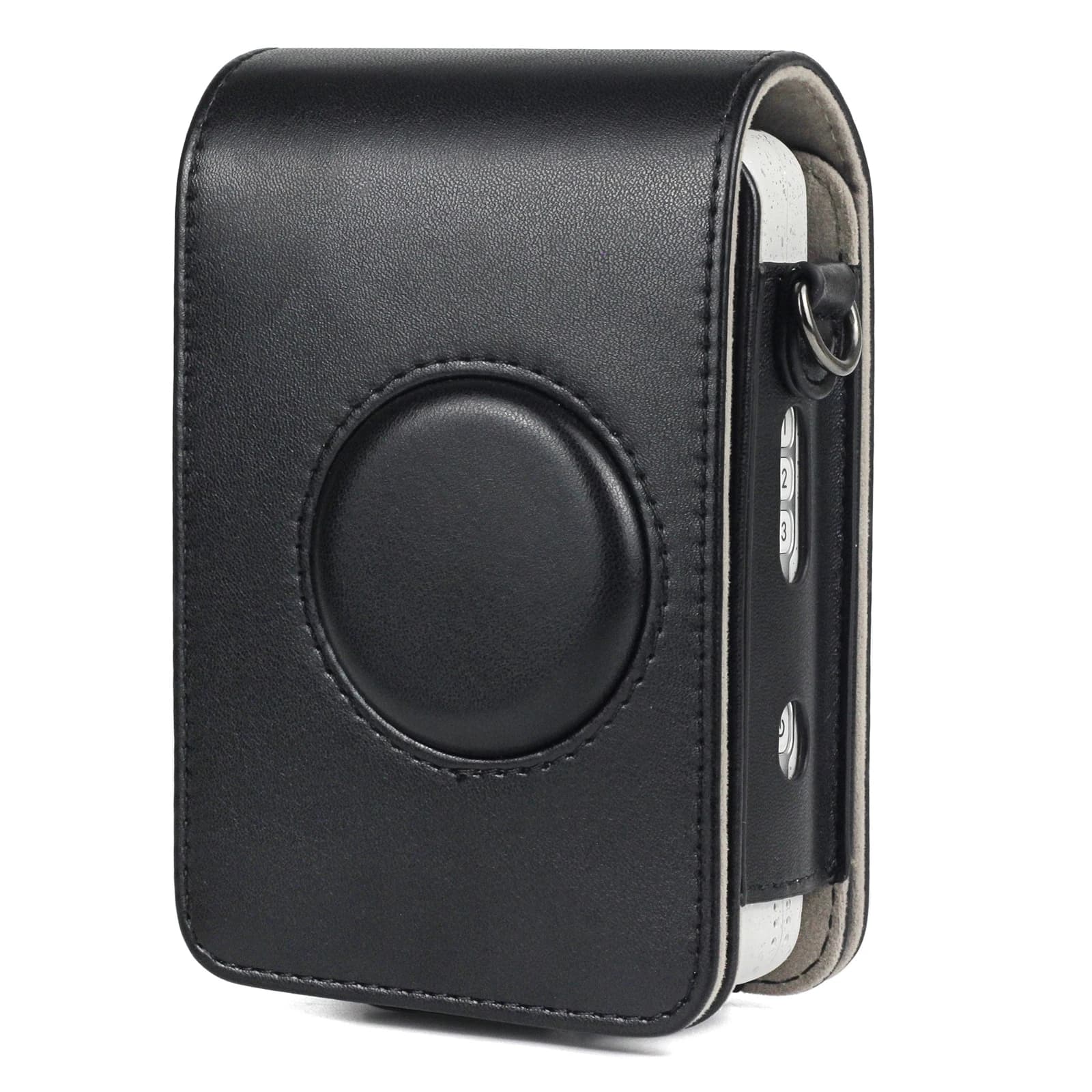 Per FUJIFILM instax mini Liplay Custodia in pelle PU retrò per fotocamera con tracolla per FUJIFILM instax mini Liplay