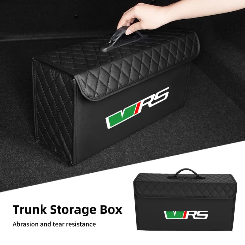 Baule di un'auto Scatola di Immagazzinaggio Multiuso Portatile Organizzatore di Viaggio Strumenti Borsa Per Skoda VRS Octavia Kamiq Kodiaq Karoq RS Superb Fabia Rapi
