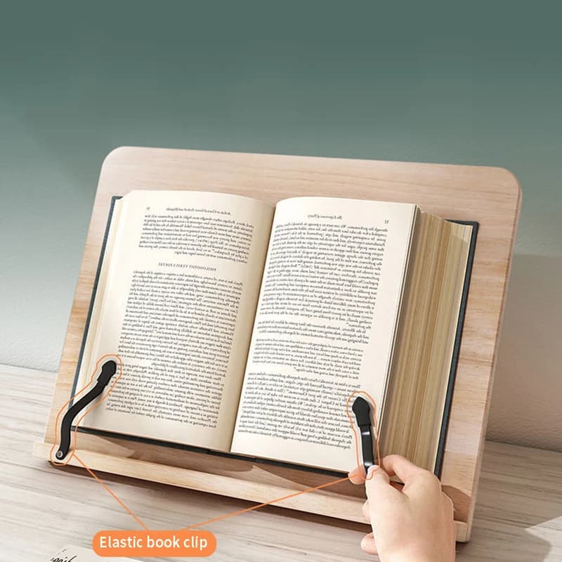 1 pz creativo supporto da tavolo in legno lettura libreria staffa Tablet PC Pad supporto per disegno fermalibri in legno scrivania Organizer cancelleria