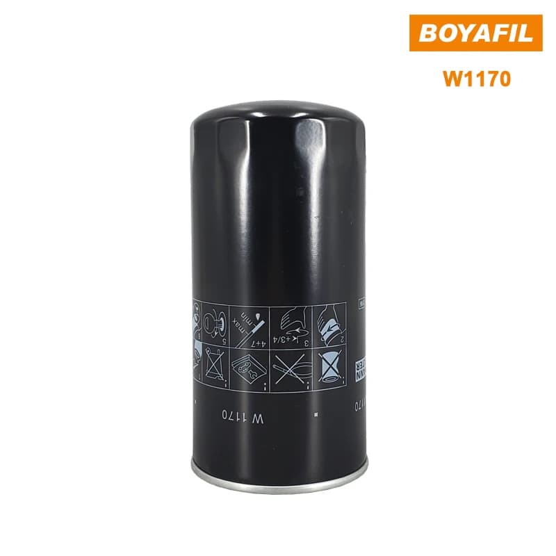 Boyafil Filtro W1170 Griglia olio motore auto Compressore d'aria Separatore olio Pompa a vuoto Filtro olio W1170 Filtro di scarico