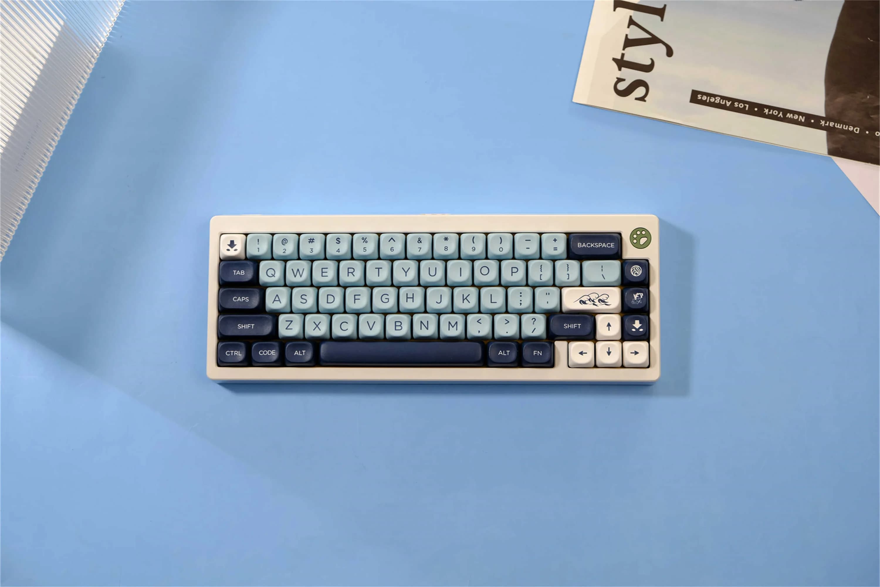 GMK Mizu Keycaps 126 Keys PBT Material MOA XOA Profile DYE-SUB Keycaps For MX Switch Wooting Mechanical Keyboard Keycaps
