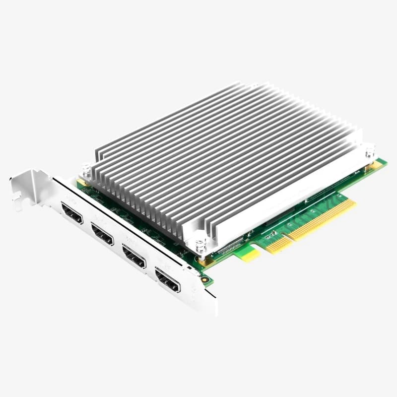 Scheda di acquisizione video TC-720N4 HDMI ad alta definizione 4K4 canali con ingresso simultaneo e commutazione PCIE