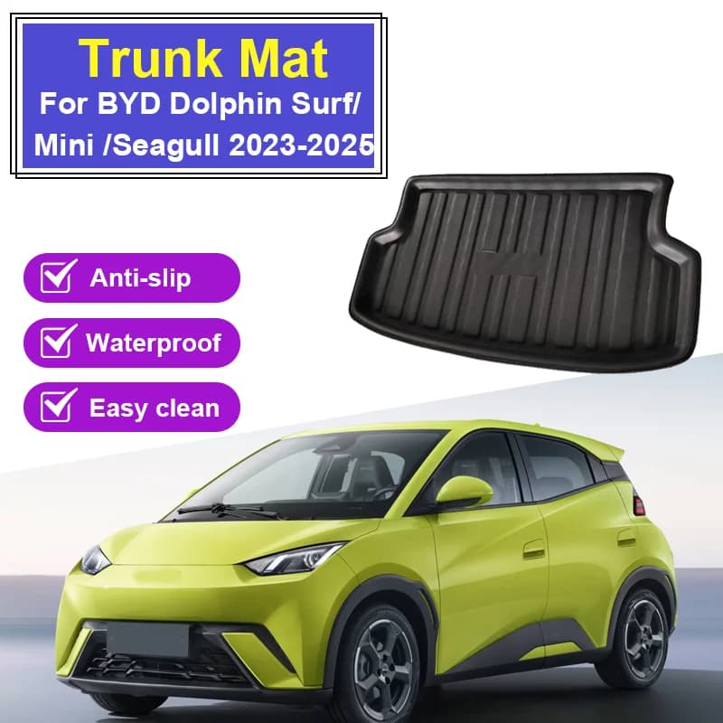 EVA Car Back Luggage Car Mat for BYD Dolphin Surf Dolphin Mini Seagull 2023-2025 Cargo Bag Tray Floor Car Parts Car Accessories