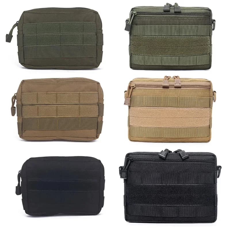 Molle Utility EDC Tool Marsupio Kit di pronto soccorso medico tattico Custodia porta telefono per gilet zaino da caccia da campeggio