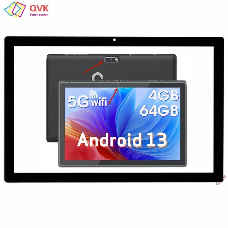 Black 10.1Inch For CWOWDEFU F13W Tablet Capacitive Touch Screen Digitizer Sensor