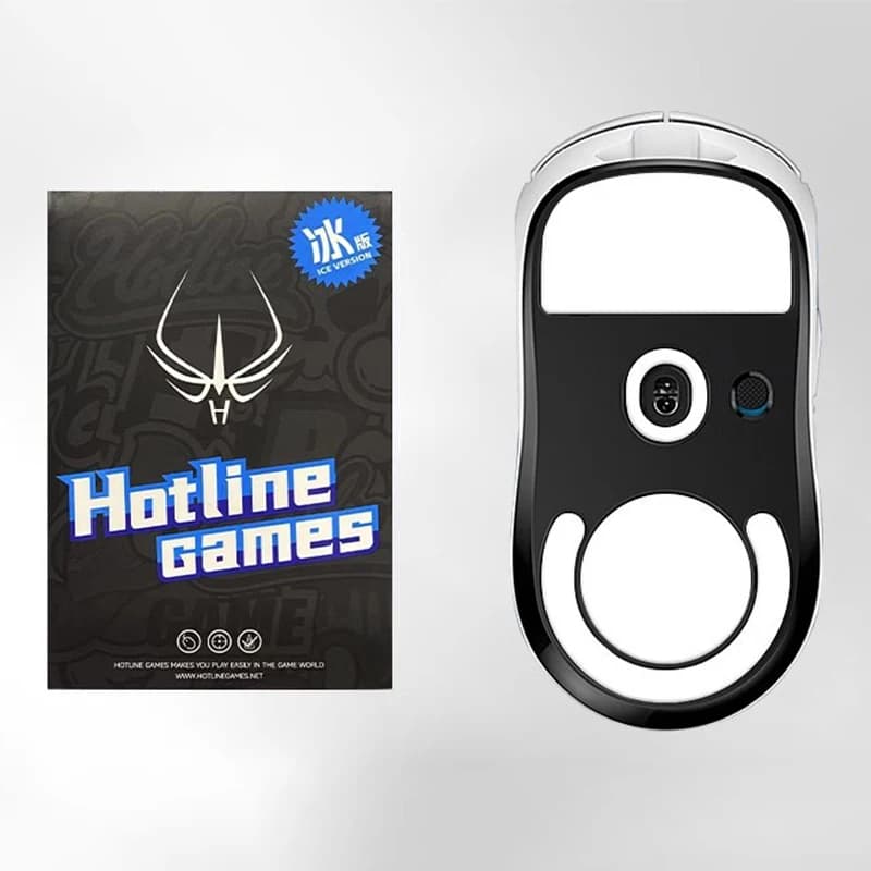 Hotline Gioco Mouse Pattini Versione ICE Piedini Del Mouse Per Logitch G PRO X Superlight GPX G PRO Wireless GPW GPX2 Bordi Arrotondati Bianchi