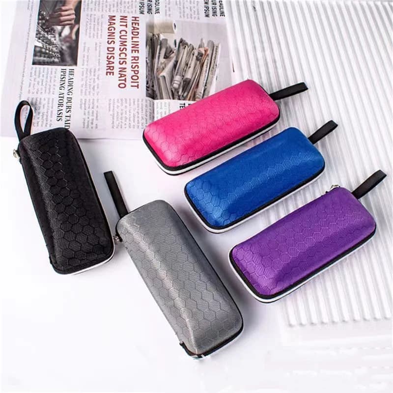 Hard Case for Glasses with Hinge Hard Case for Glasses Protective Cases Rectangular Glasses Accessories