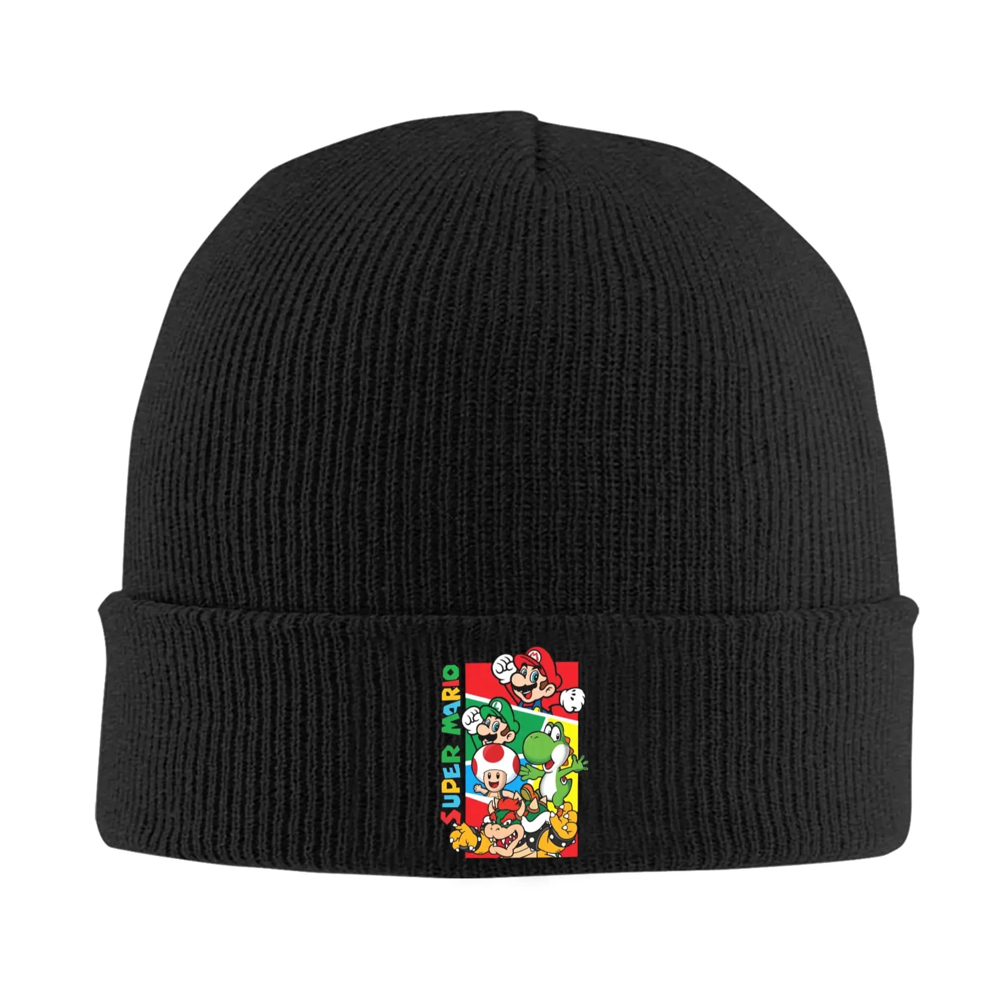 Berretti Super Bros M-Marios, Cappelli Unisex per Uomo e Donna, Caldi Berretti Invernali Lavorati a Maglia per Esterni, Cappelli per Adulti