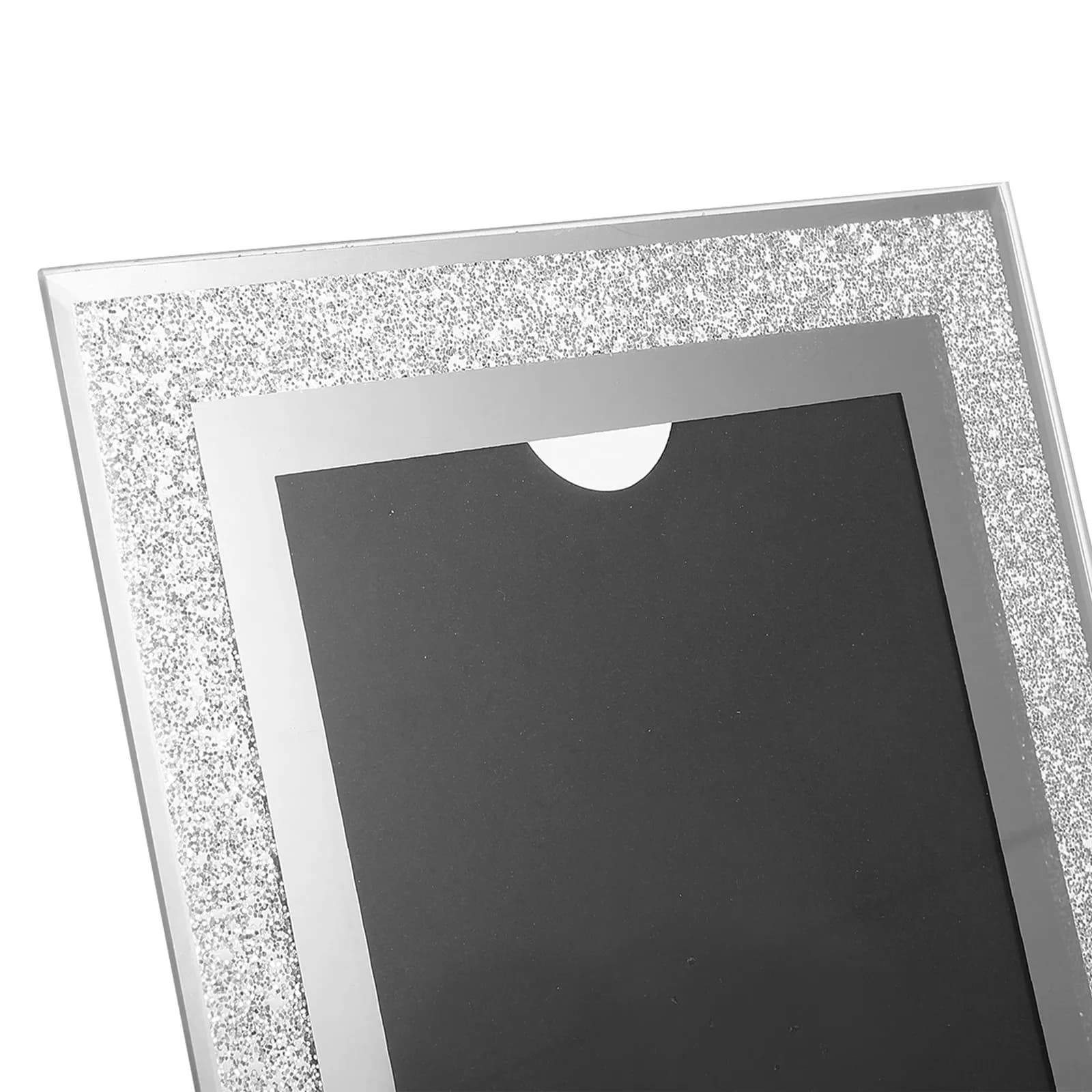 Cornice Portafoto in Vetro Cristallo Robusta da Tavolo per Foto di Laurea, Viaggi, Feste, Decorazione Casa e Ufficio, Esposizione Ricordi