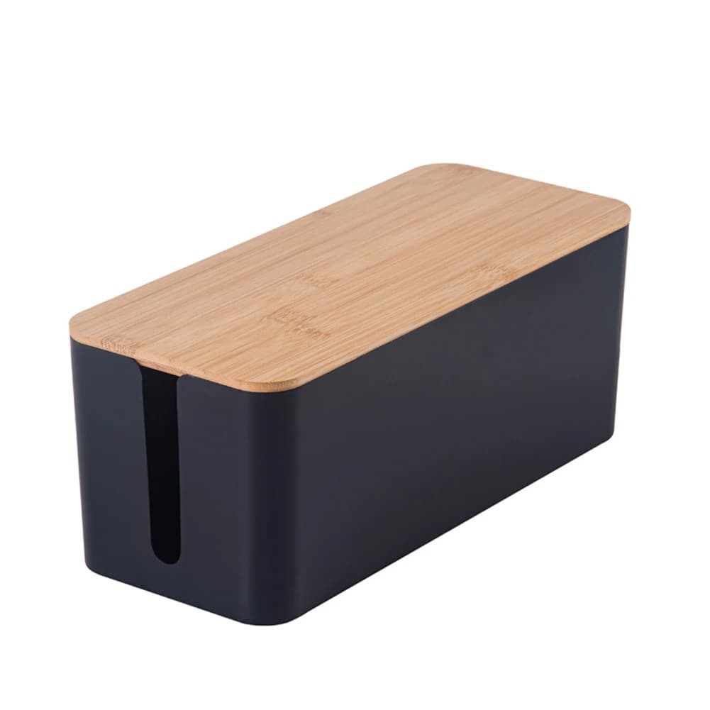 Scatola per la gestione dei cavi 32*13.6*12.7cm, organizer in ABS per cavi, design anti-disordine