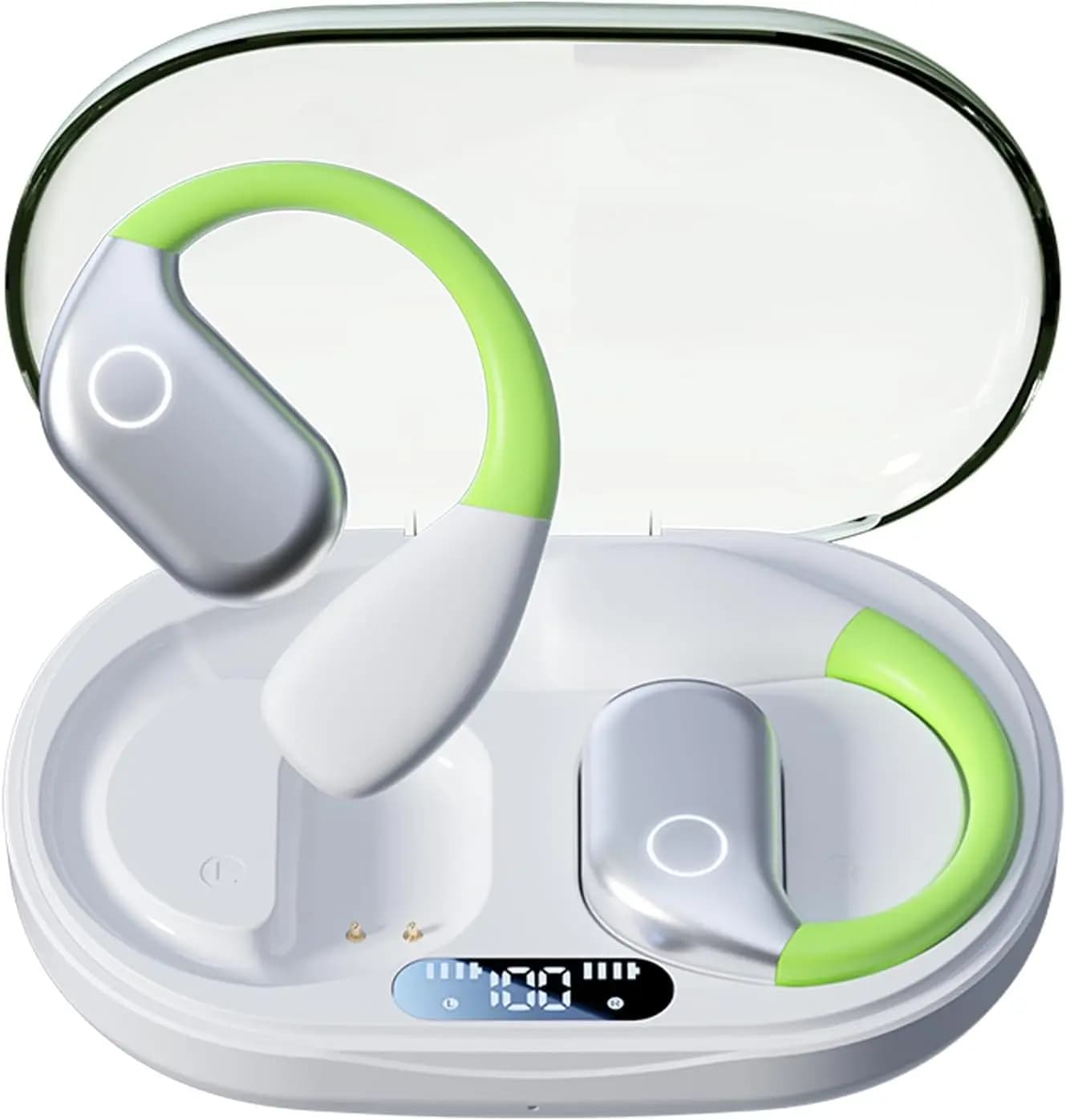 Auricolari Bluetooth 5.4 Open Ear, Cuffie Wireless Sportive, OWS a Conduzione Aerea, Impermeabili, Stereo per la Corsa