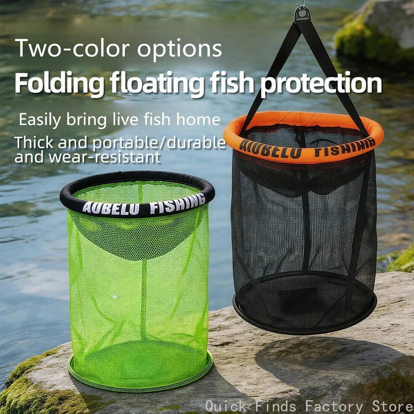 New Foldable Round Floating Fishing Basket Live Shrimp Cage Crab Trap for Stream Wild Fishing Beach Fishing Tackle