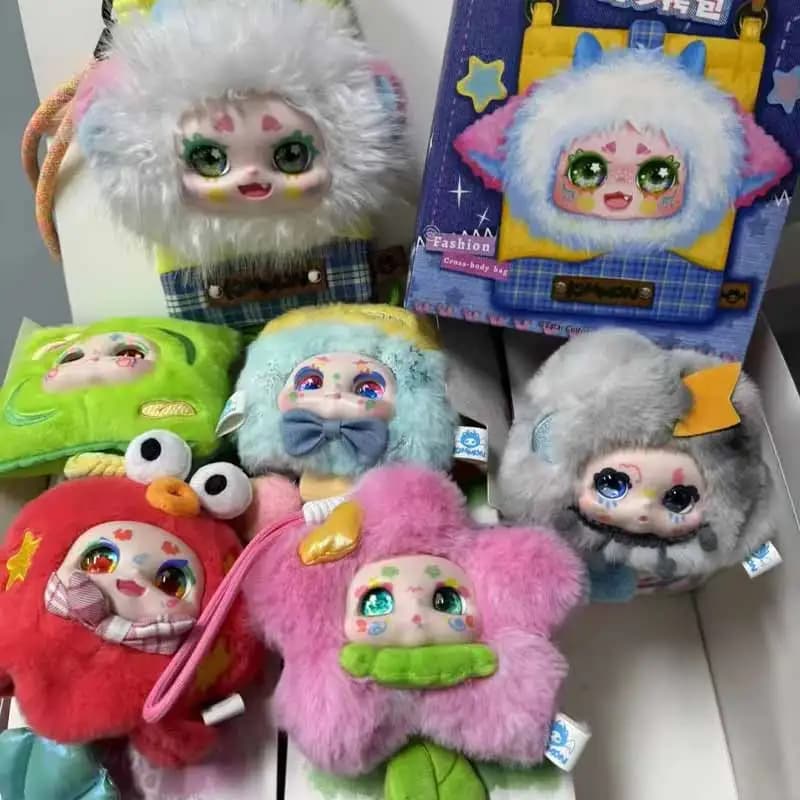 Kimmon The Small World Blind Box Series Toy Wallet Earphone Bag Pendant Cute Creative Doll Decoration Mystery Box Surprise Gifts