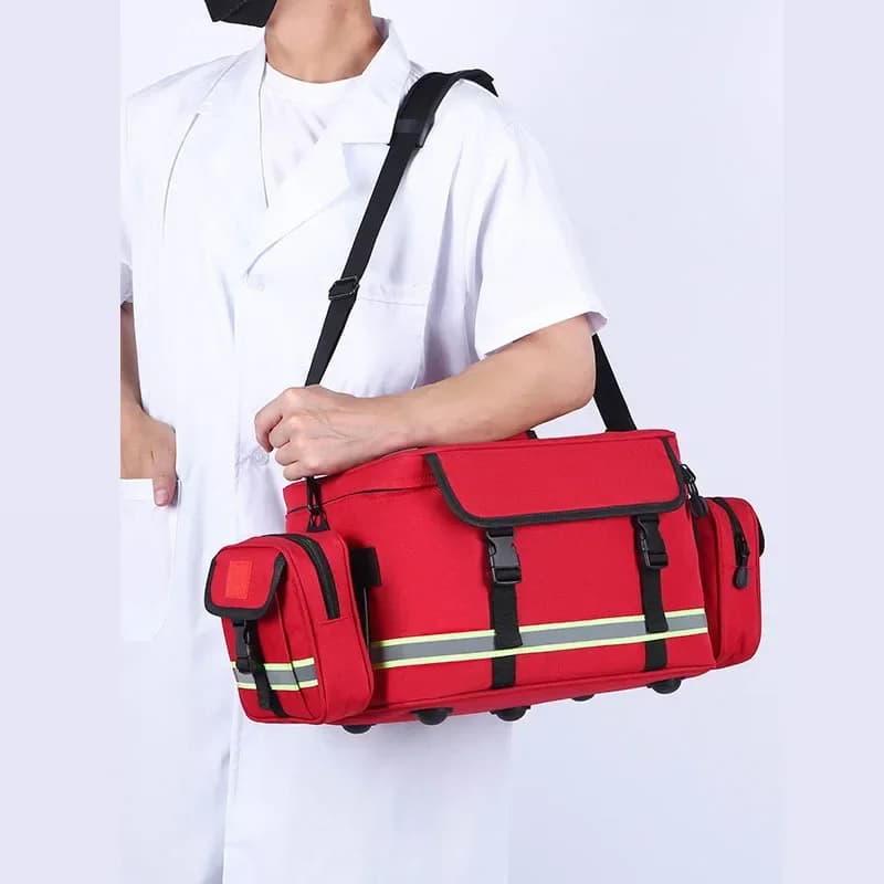 Detachable Waterproof Survival Kit First Aid Kit Emergency Rescue Backpack Large Capacity Storage Outdoor Camping Medical Kit