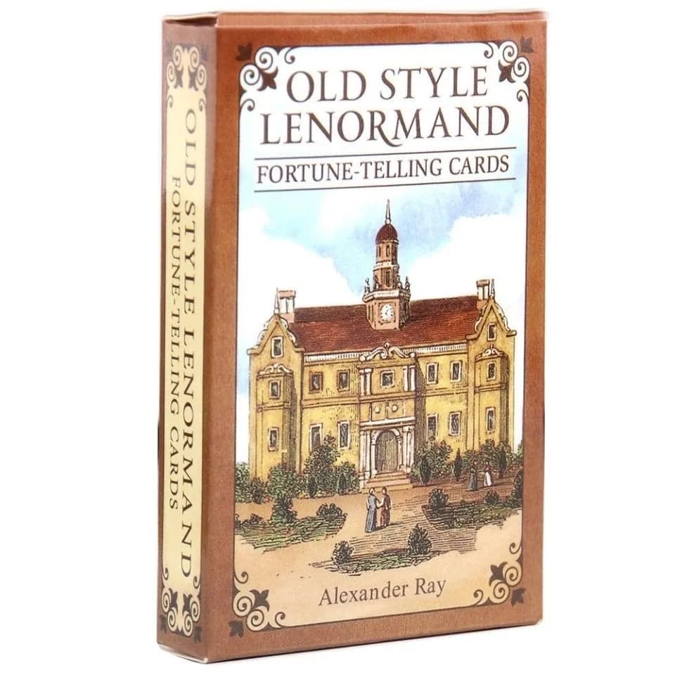 Old Style Lenormand Carte per raccontare fortuna Versione inglese A 38 Mazzo Oracle Divinazione Fate Borad Giochi Carte da gioco