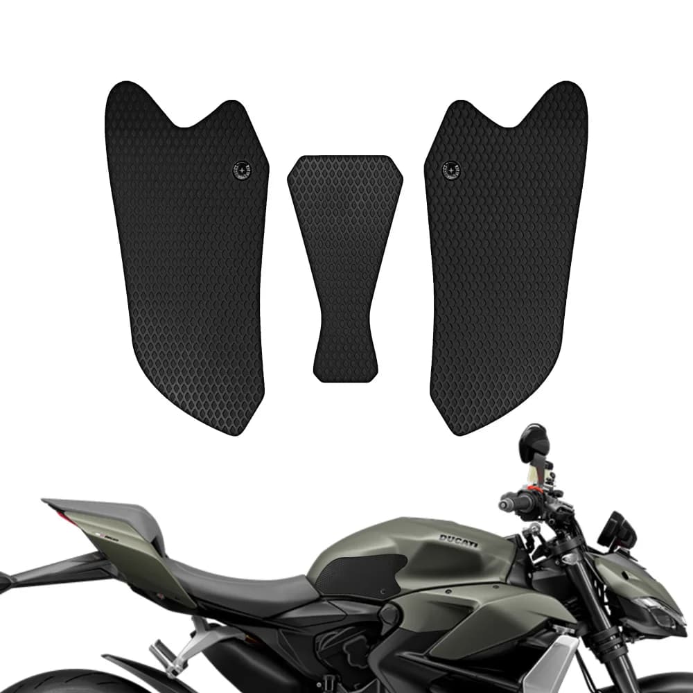 Per Ducati PANIGALE Streetfighter V2 dal 2020 al 2024 Moto Serbatoio Trazione Pad Anti Slip Adesivo Gas Ginocchio Grip Protector