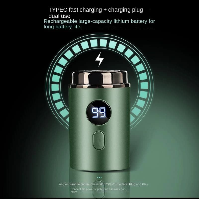 Electric shaver, rechargeable wet dry dual-use shaver, travel home car beard trimmer, men's shaver, electric shaver