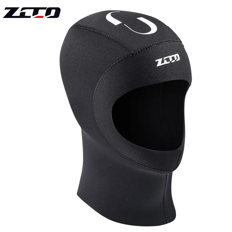Mute - Cuffia da nuoto in neoprene da 2,5 mm - Cappuccio da nuoto termico regolabile per uomo, donna e bambino