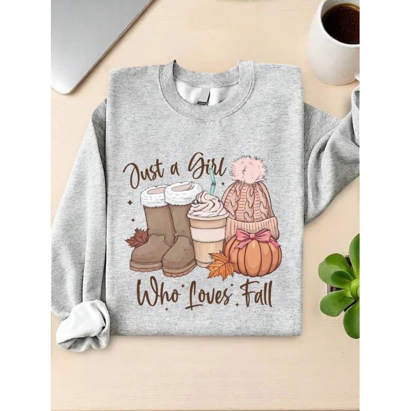 Loose Fit Halloween Pumpkin Print Hoodie Women's T-shirt Comfortable Breathable Casual Style for Autumn Spring Season