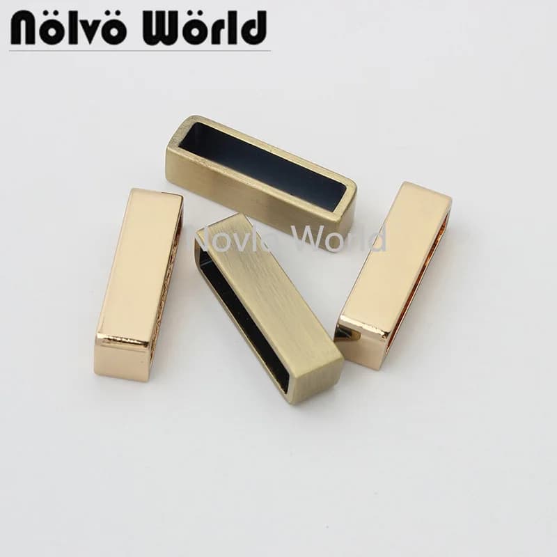 20-100 pezzi 4 colori 25mm 1 pollice clip in metallo argento oro chiaro fibbia ad anello fibbie solide in fusione per cinturini