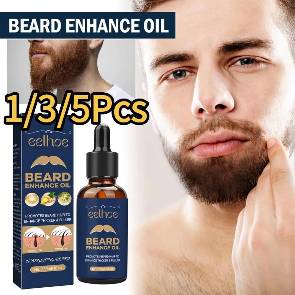 Natural 1/3/5 Pz Oil For the Growing of Moisturizing Barbary Instruments Crusher Dashing Gentlemen Barba Oil Balm For the Care of Barba for Men 30ml