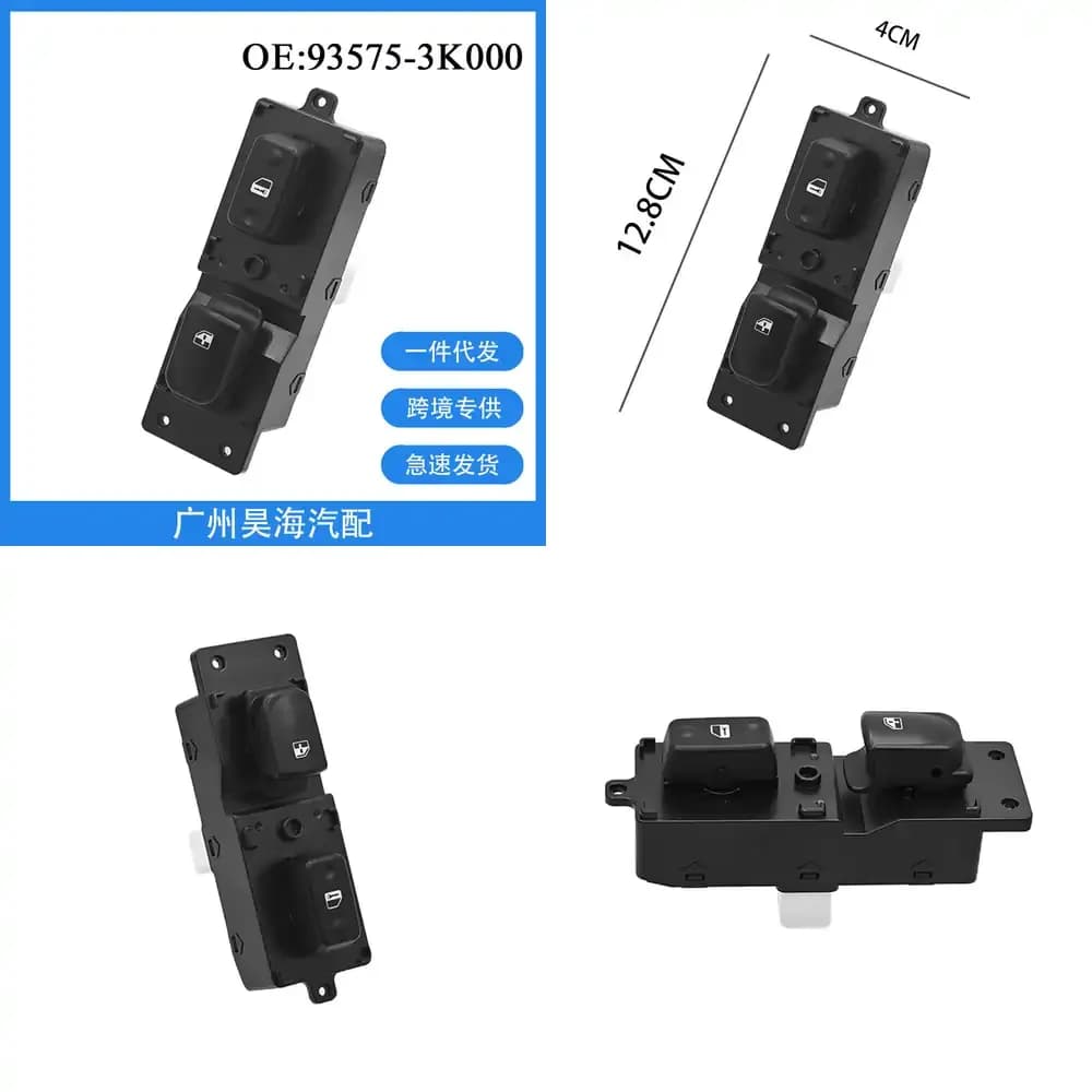 Interruttore Alzacristallo Elettrico per Hyundai Sonata NF 2005 2006 2007 2008, Ricambio Interruttore Controllo Finestrino Auto