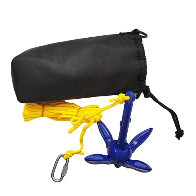 1Set completo Kayak/paddle Board Kit di ancoraggio Kayak Anchor Kayak canoa motoscafo SUPS Paddle Board Boat Anchor