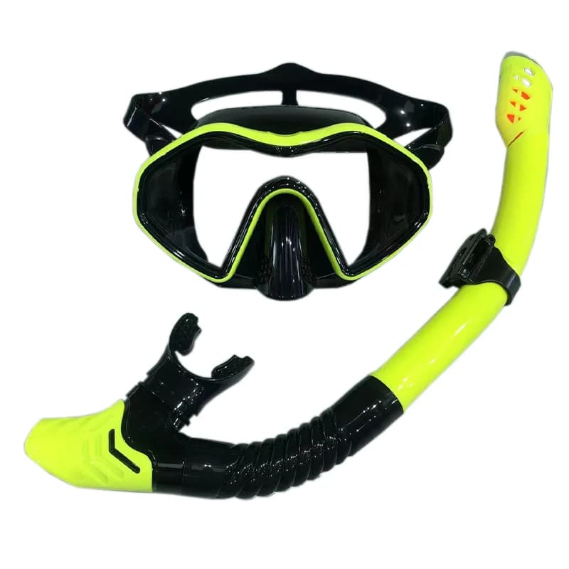 Professional Snorkeling QYQ Mask with Boccaglio and Occhialini, Dive Set and Swimming with Facilitated Breathing Tube