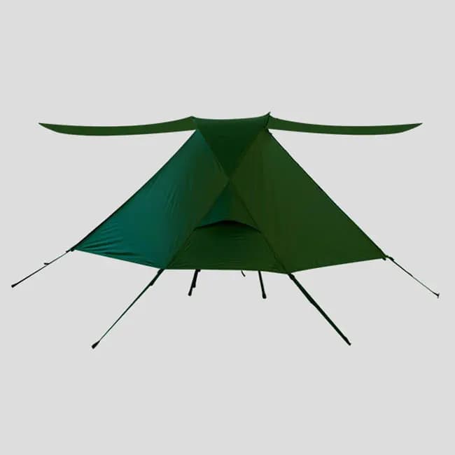 Summer Camping Tent Folding Cot Children's bed with game tent Curtains for 2 persons in nylon fabric with aluminum pole