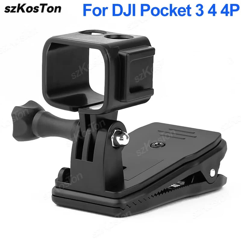 Clip per cinturino per zaino supporto per morsetto per cintura con rotazione di 360 gradi per accessori per Action cam DJI Osmo Pocket 3