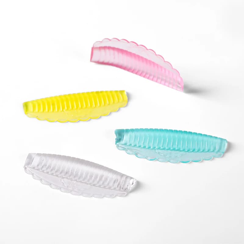 Nuovo Kit Sollevamento Ciglia Autoadesivo da 4 Paia, Pad in Silicone per Laminazione, Bigodini Riutilizzabili per Permanente Ciglia, Accessori Arricciaciglia 3D