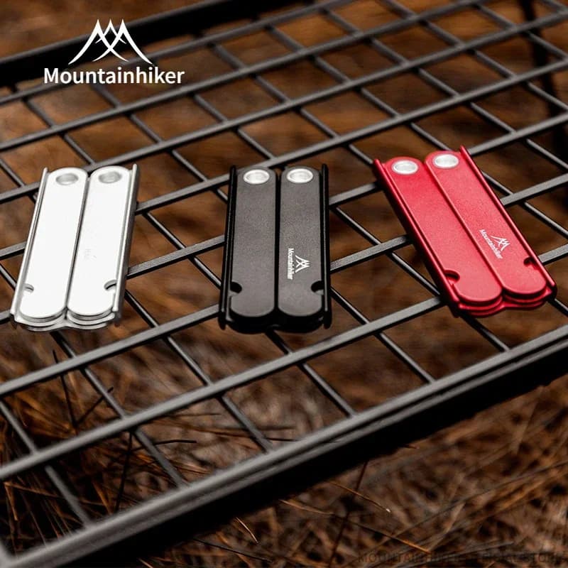 Foldable aluminum hanger for domestic use Mountainhiker, portable outdoor camping coat hangers, metal travel clothes hangers