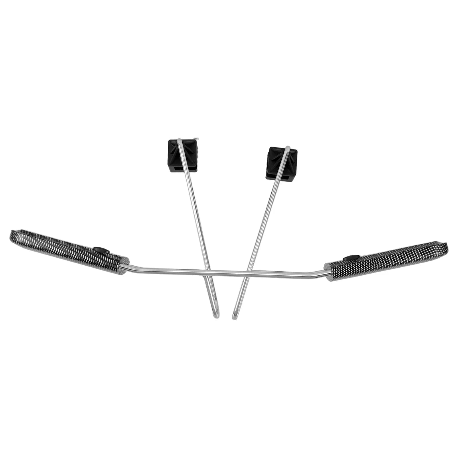 Stainless Steel Auto Clothes Hanger, Robust Fitted Dresses on Poggiatesta, Easy to Install, Compact and Ideal for Travel