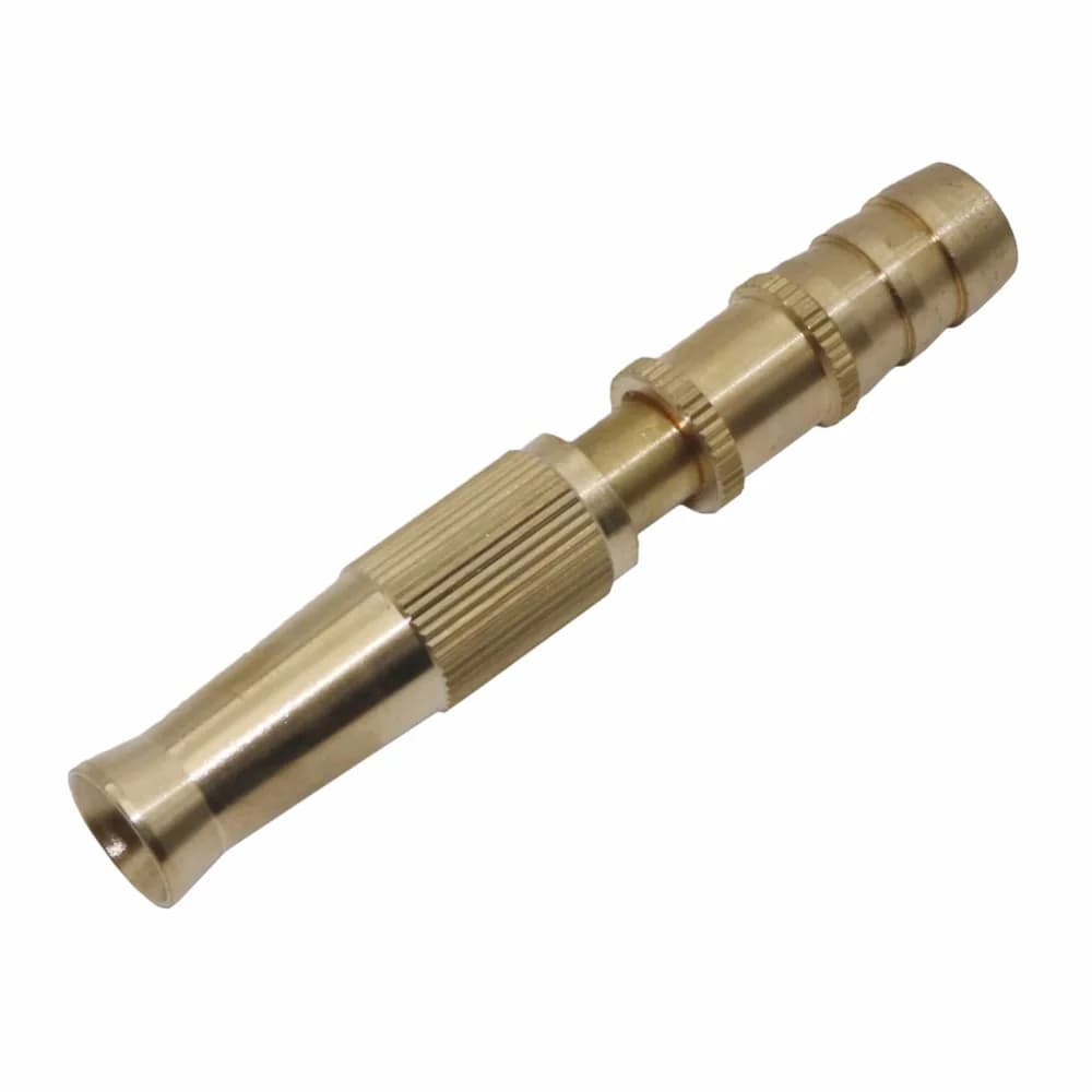 Ugello per tubo flessibile per pistola a spruzzo regolabile in ottone da giardino Pistola in rame dritto ad alta pressione per irrigazione di autolavaggio bacchetta per tubo da giardino per fiori