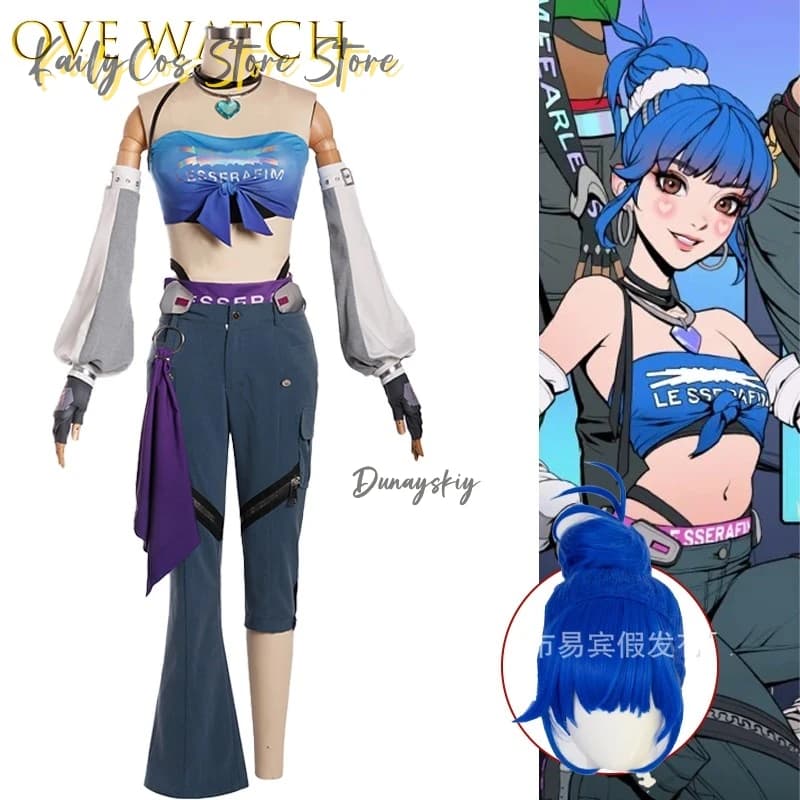 Ove watch DVA Juno Mercy Cosplay Outfit Crossover Female Game Costume Dress Anime Character Halloween costume disfraz adulto