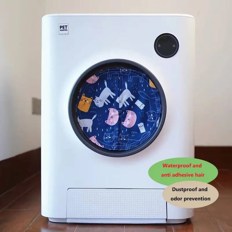 Fashion Litter Box Deodorant Door Curtain Dust Privacy Protection Cat Toilet Garbage Bag Pet Supplies Cotton Waterproofing Pet