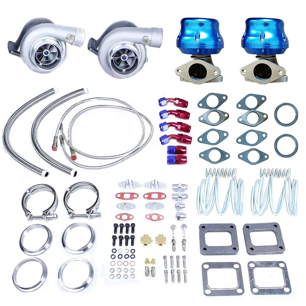 PER CORVETTE TWIN TURBO CARGER SET up KIT (adatto per motore Ls1 Ls2 Ls7 Ls9)