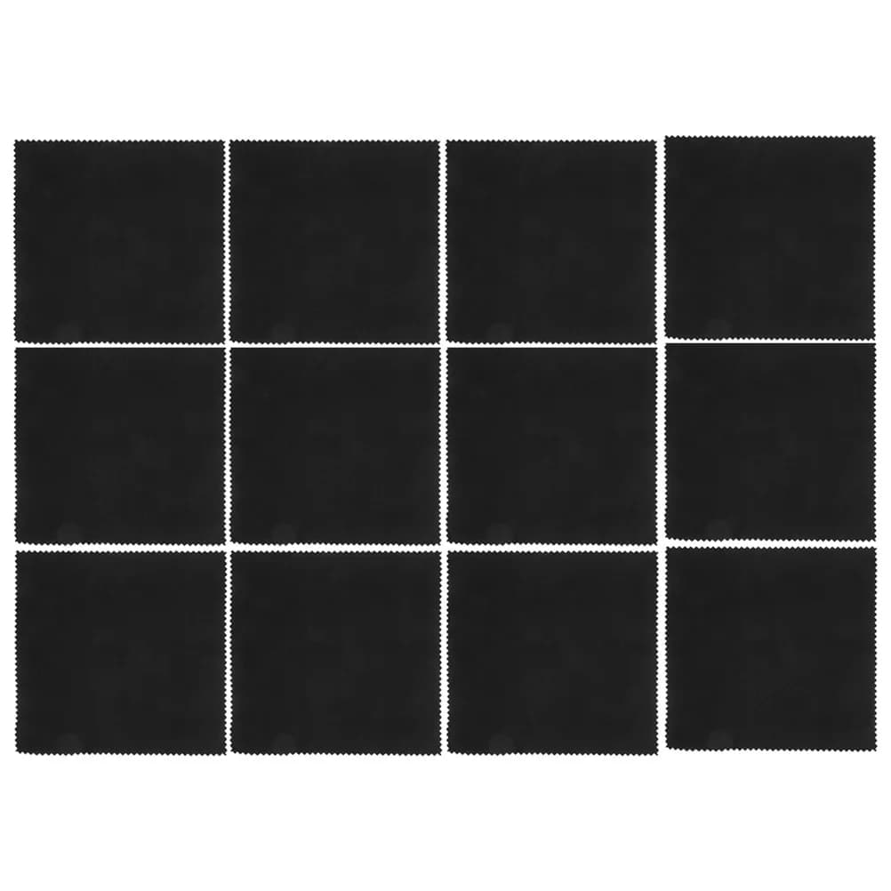 12 Pezzi Panni per la Pulizia di Strumenti Musicali, Panno Morbido in Microfibra per Lucidatura, Pulitore per Tastiere di Chitarra, Violino, Pianoforte, Ukulele e Corde