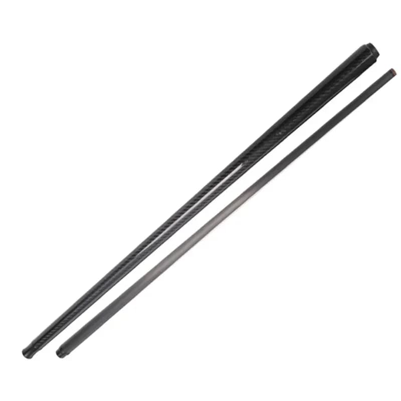 High Quality Carbon Fiber Pool Cue Shaft Custom 58 Inches Stick 1/2 Split Snooker Pool Cue