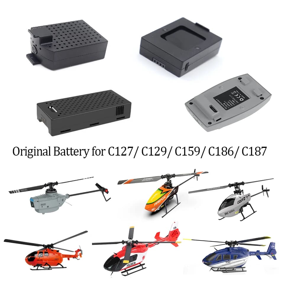 Batteria originale RC ERA per pezzi di ricambio per elicotteri RC C127/ C186/ C127AI/ C159/ C187/ C129 V2 A26