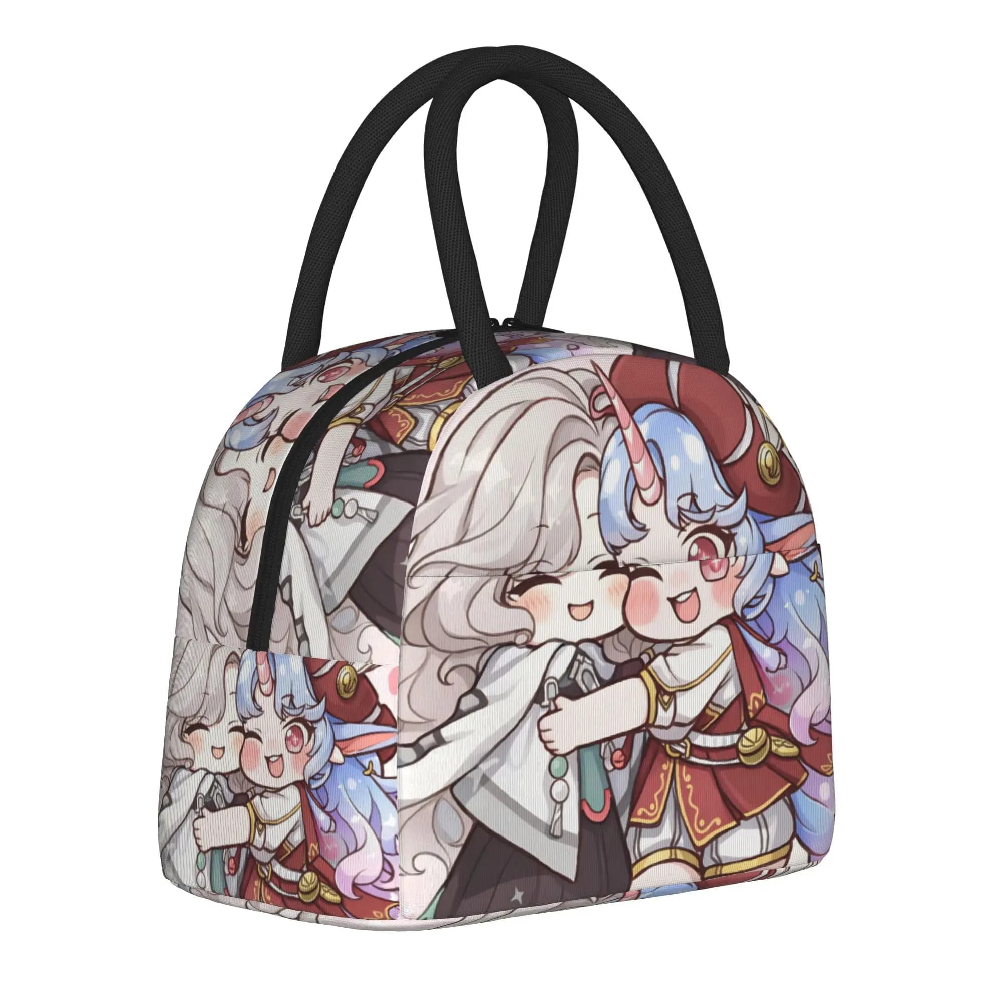 Borsa termica per il pranzo Trickcal C-Chibi Go Games per uomo e donna, contenitore per alimenti, contenitore termico portatile per il lavoro